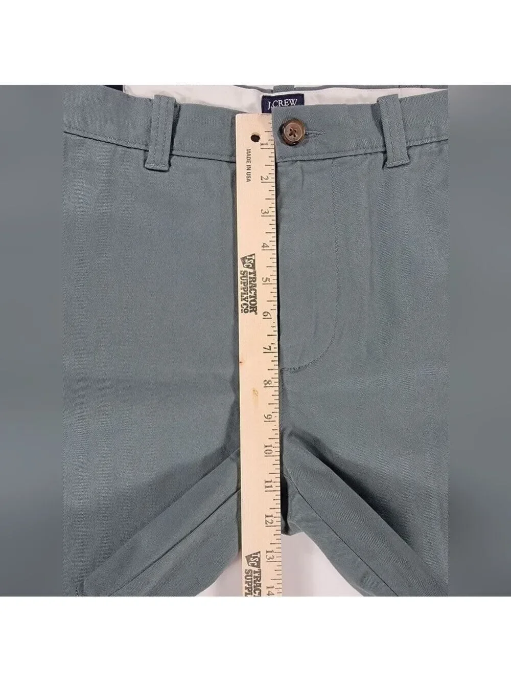 NEW J. Crew Green Preppy Chino 7